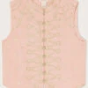 MONSOON Land Of Wonder Embroidered Heart Drummer Waistcoat Pink