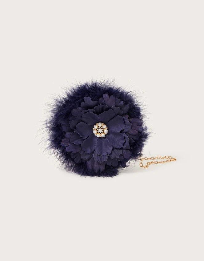 Loralie Feather Flower Round Bag 1 Loralie Feather Flower Round Bag