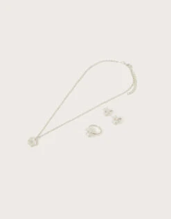 Pretty Floral Jewellery Set