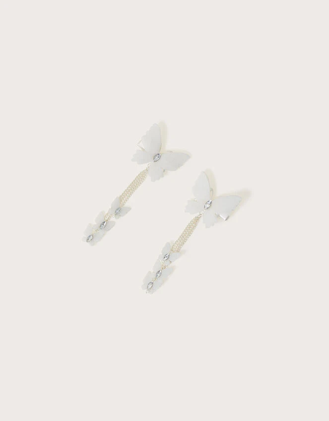 Cascading Butterfly Hair Clips Set Of Two 1 Cascading Butterfly Hair Clips Set Of Two