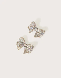 Twinkle Bow Hair Clips Set Of Two