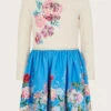 MONSOON Floral Horse 2-in-1 Dress Blue
