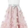 MONSOON Baby Ianthe Floral Occasion Dress Pink