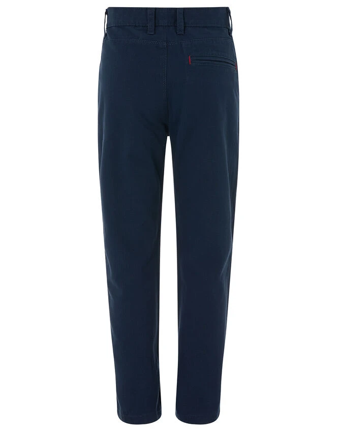 MONSOON Smart Chino Trousers Blue 2 MONSOON Smart Chino Trousers Blue - Image 2