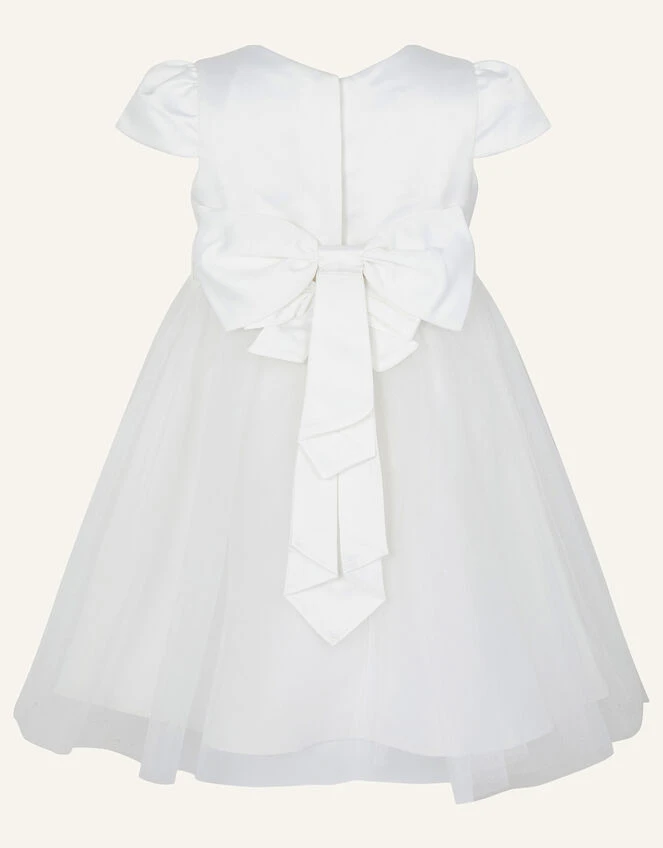 MONSOON Baby Tulle Skirt Bridesmaid Dress Ivory 2 MONSOON Baby Tulle Skirt Bridesmaid Dress Ivory - Image 2