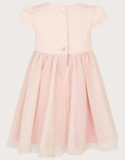 MONSOON Baby Freya Scuba Glitter Dress Pink -MONSOON Sales Store 02 41310839 3