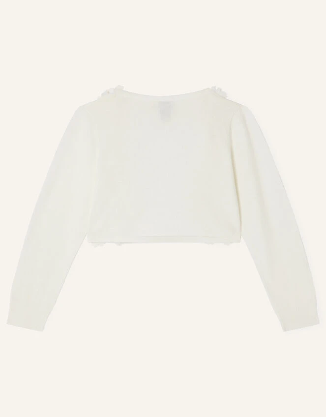 MONSOON Floral 3D Cardigan Ivory 2 MONSOON Floral 3D Cardigan Ivory - Image 2