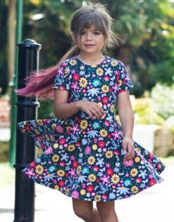Frugi Spring Skater Dress Blue 5 Frugi Spring Skater Dress Blue -MONSOON Sales Store 02 41552006 2