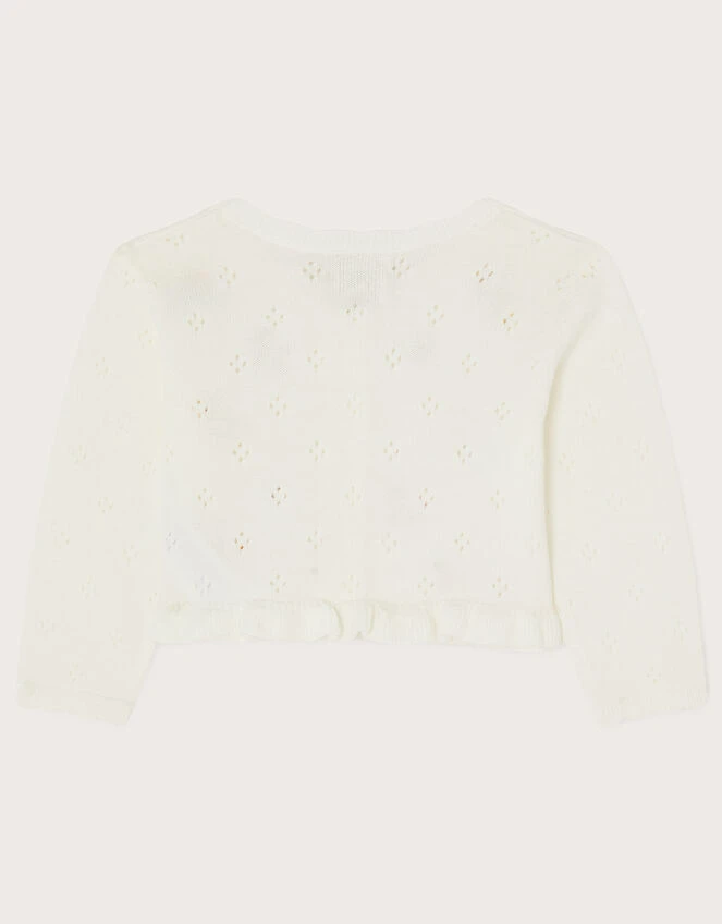 MONSOON Newborn Farm Animals Cardigan Ivory 2 MONSOON Newborn Farm Animals Cardigan Ivory - Image 2