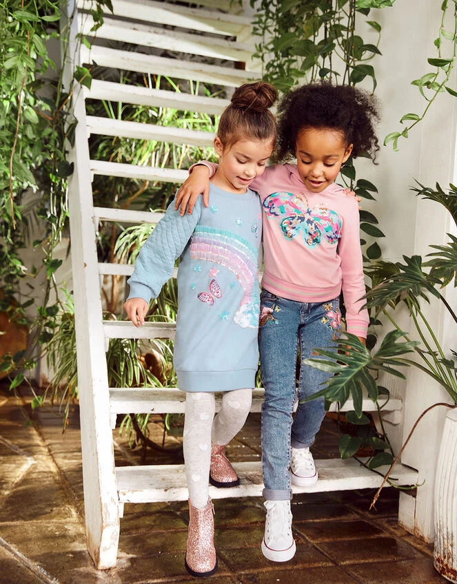 MONSOON Butterfly Hoodie Pink 2 MONSOON Butterfly Hoodie Pink - Image 2