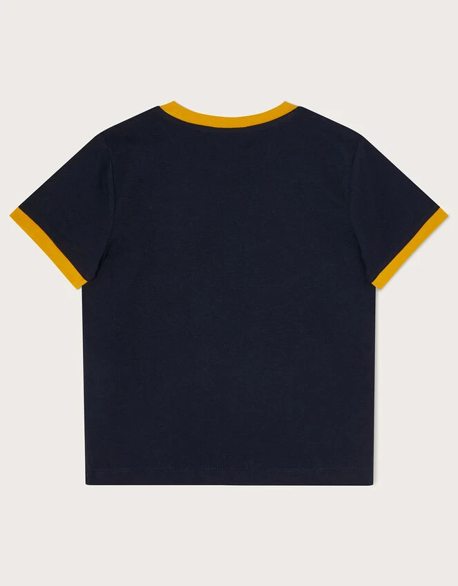 MONSOON Fish Print T-Shirt WWF-UK Collaboration Blue 2 MONSOON Fish Print T-Shirt WWF-UK Collaboration Blue - Image 2