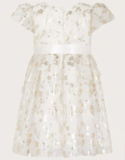 MONSOON Baby Mary-Kate Foil Butterfly 3D Dress Ivory 6 MONSOON Baby Mary-Kate Foil Butterfly 3D Dress Ivory -MONSOON Sales Store 02 51511726 3