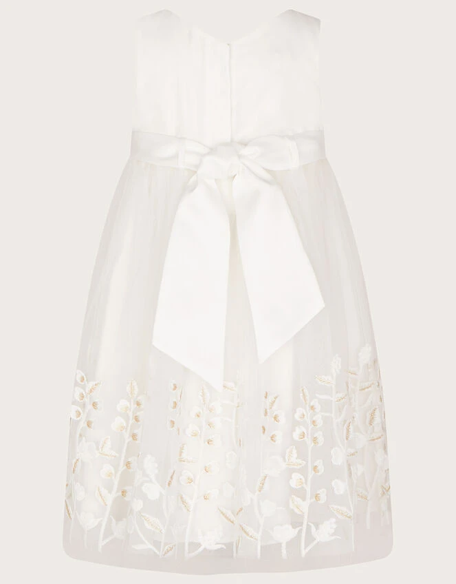MONSOON Baby Lilly Embroidered Meadow Maxi Dress Ivory 2 MONSOON Baby Lilly Embroidered Meadow Maxi Dress Ivory - Image 2