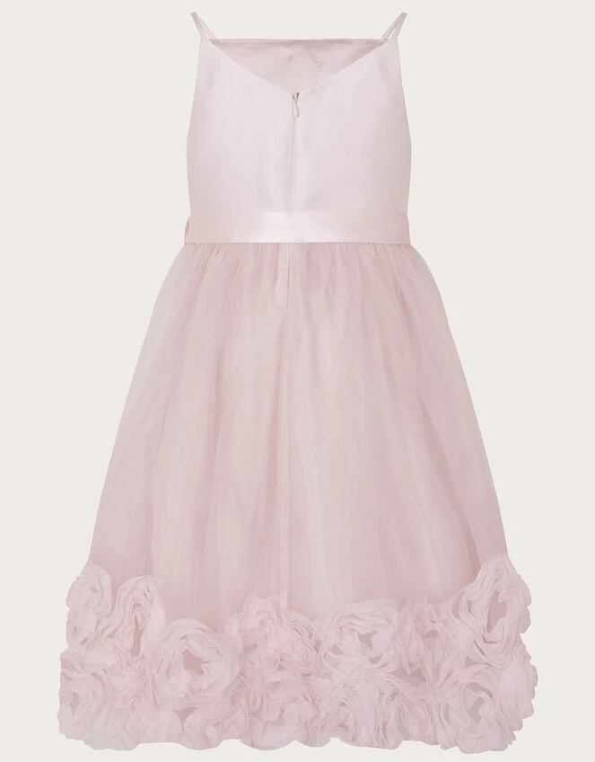MONSOON Odette Blossom 3D Dress Pink 2 MONSOON Odette Blossom 3D Dress Pink - Image 2