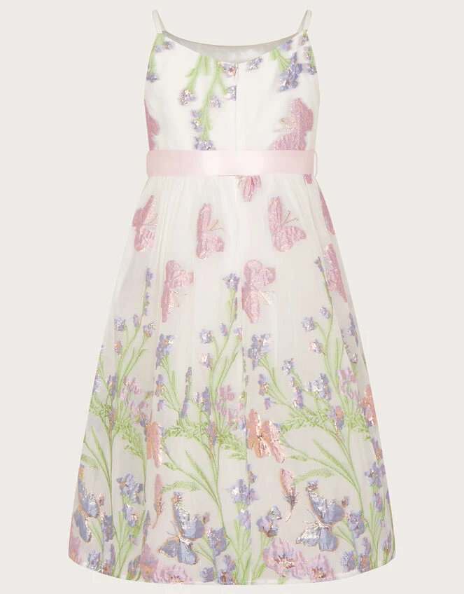 MONSOON Maddy Meadow Flower Organza Dress Multi 2 MONSOON Maddy Meadow Flower Organza Dress Multi - Image 2