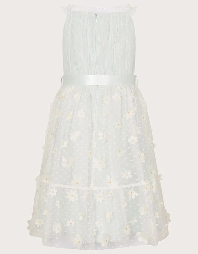 Polka Dot Daisy Tiered Dress Blue 2 Polka Dot Daisy Tiered Dress Blue - Image 2