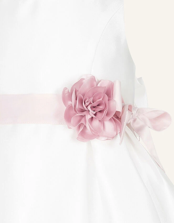 MONSOON Baby Audrey Duchess Twill Dress Ivory 3 MONSOON Baby Audrey Duchess Twill Dress Ivory - Image 3