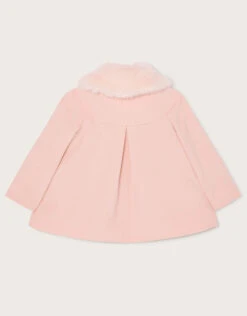 MONSOON Baby Laser Flower Pocket Coat Pink -MONSOON Sales Store 03 41213211 4