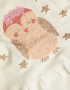 MONSOON Baby Owl Knitted Top And Legging Set Ivory 5 MONSOON Baby Owl Knitted Top And Legging Set Ivory -MONSOON Sales Store 03 41218026 4