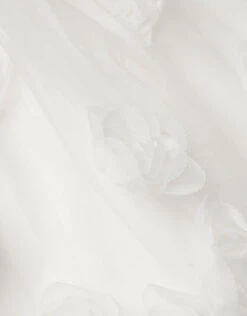 MONSOON Baby 3D Roses Christening Dress White -MONSOON Sales Store 03 41311328 4