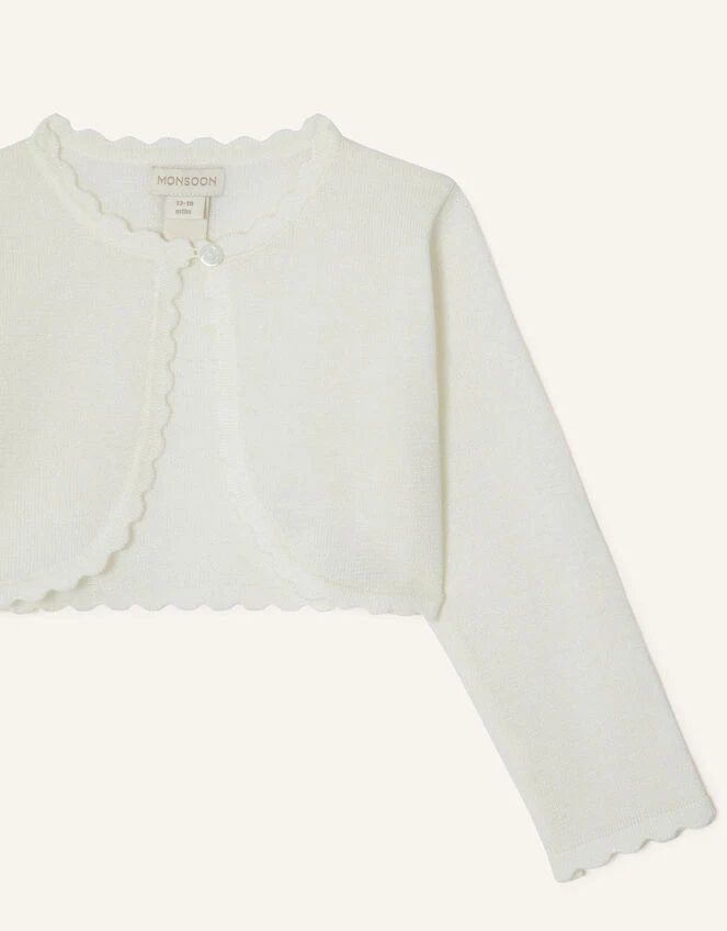 MONSOON Baby Niamh Cardigan Ivory 3 MONSOON Baby Niamh Cardigan Ivory - Image 3