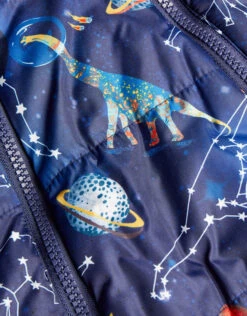 MONSOON Space Dinosaur Padded Pramsuit With Recycled Polyester Blue -MONSOON Sales Store 03 41604606 4