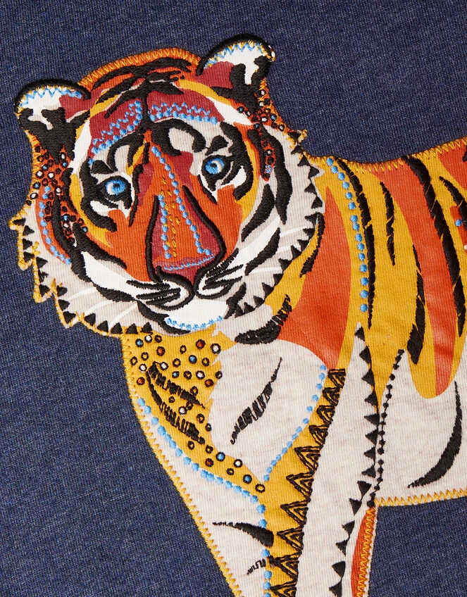 MONSOON Tiger Jumper WWF-UK Collaboration Blue 4 MONSOON Tiger Jumper WWF-UK Collaboration Blue - Image 4