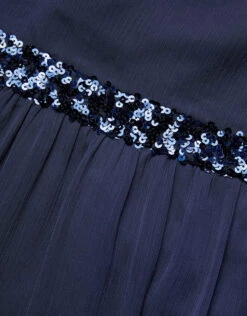 MONSOON Ruby Ruffle One-Shoulder Prom Dress Blue -MONSOON Sales Store 03 41901506 4