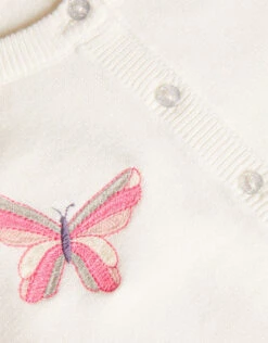 MONSOON Baby Butterfly Cardigan Ivory 5 MONSOON Baby Butterfly Cardigan Ivory -MONSOON Sales Store 03 51211526 4