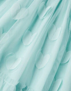 MONSOON Baby 3D Heart Mesh Dress Blue -MONSOON Sales Store 03 51216702 4