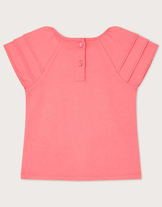 MONSOON Baby Floral Lion T-Shirt Orange 2 MONSOON Baby Floral Lion T-Shirt Orange - Image 2