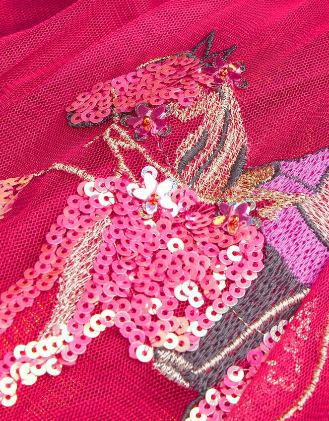 MONSOON London Embellished Disco Dress Red 3 MONSOON London Embellished Disco Dress Red - Image 3