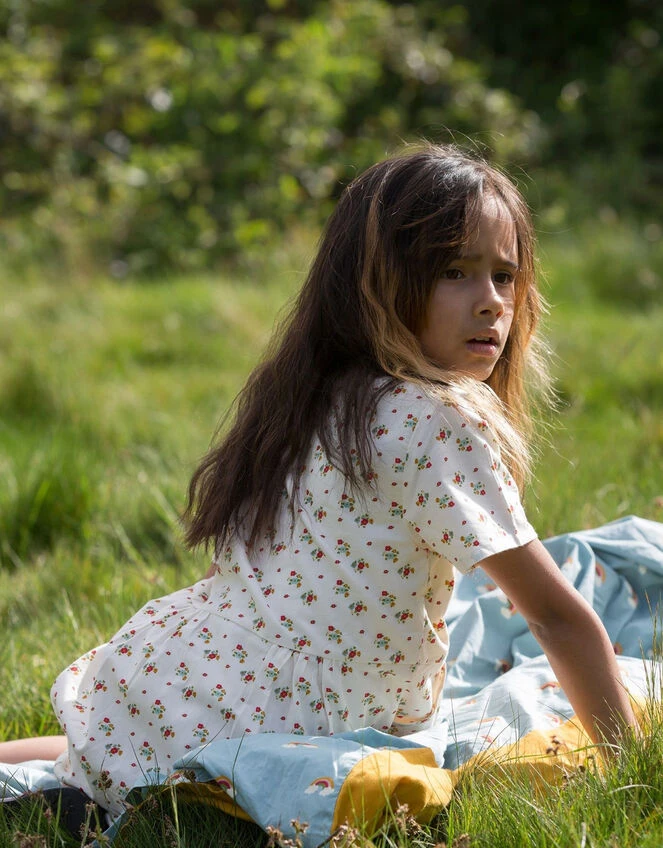 Little Green Radicals Spring Flowers Button Through Dress Multi 3 Little Green Radicals Spring Flowers Button Through Dress Multi - Image 3