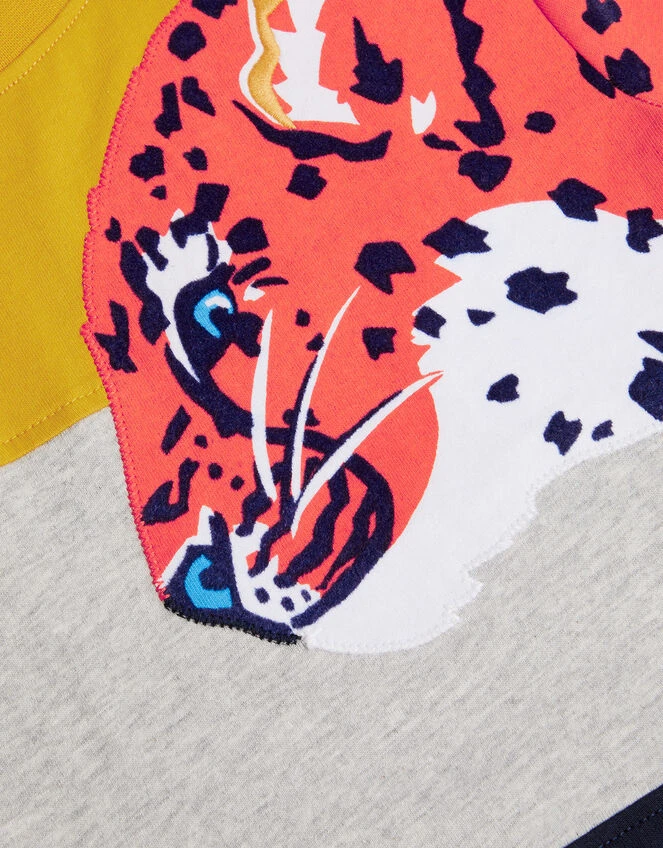 MONSOON Leopard Colour Block T-Shirt Multi 3 MONSOON Leopard Colour Block T-Shirt Multi - Image 3