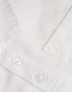 MONSOON Half Placket Slub Shirt Ivory -MONSOON Sales Store 03 51408226 4