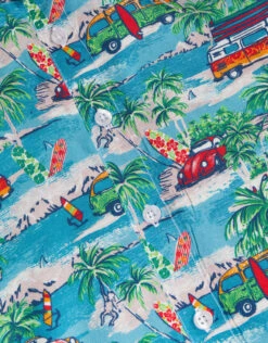 MONSOON Illustrated Campervan Casual Shirt Blue -MONSOON Sales Store 03 51416302 4