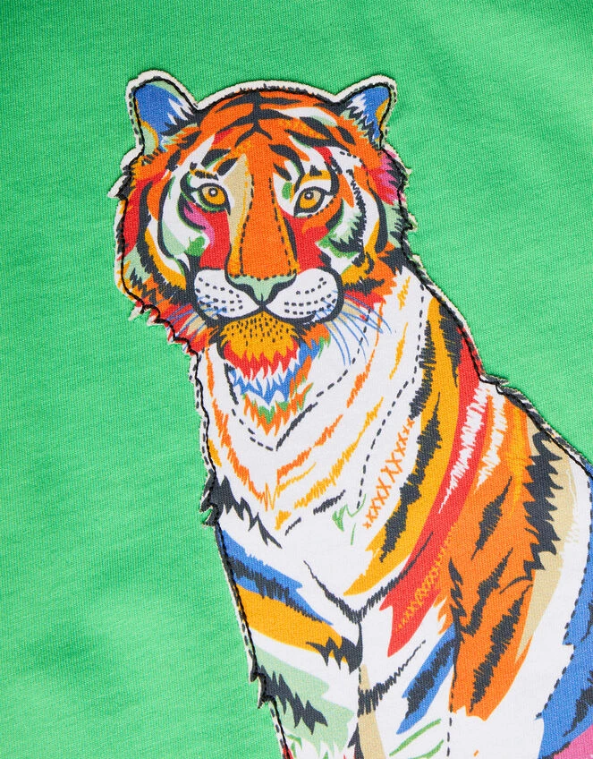 MONSOON Tiger T-Shirt WWF-UK Collaboration Green 3 MONSOON Tiger T-Shirt WWF-UK Collaboration Green - Image 3