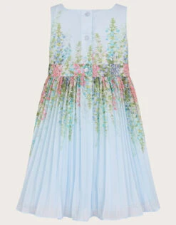 MONSOON Baby Hyacinth Pleated Dress Blue 6 MONSOON Baby Hyacinth Pleated Dress Blue -MONSOON Sales Store 03 51510802 3