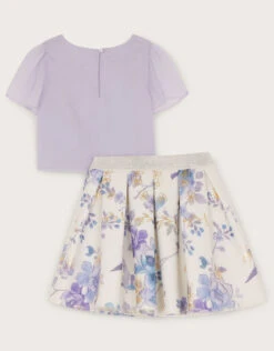 MONSOON Baby Kim Foil Print Scuba Skirt And Top Set Multi 6 MONSOON Baby Kim Foil Print Scuba Skirt And Top Set Multi -MONSOON Sales Store 03 51511029 3