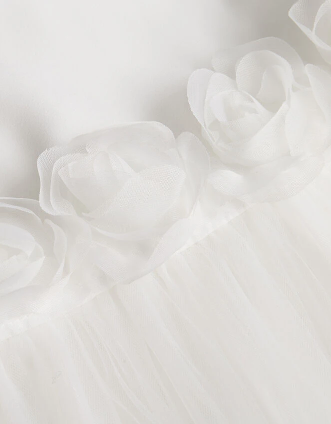 MONSOON Baby Rosanna 3D Christening Dress Ivory 3 MONSOON Baby Rosanna 3D Christening Dress Ivory - Image 3