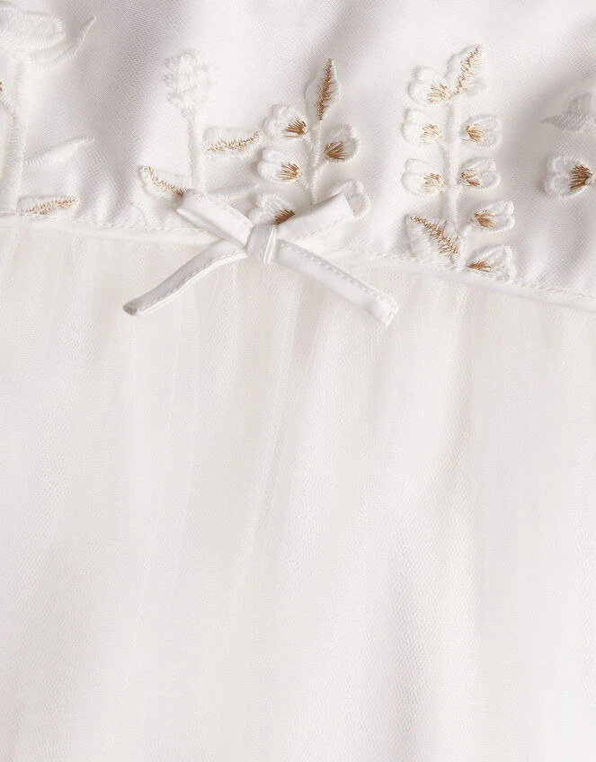 MONSOON Baby Lilly Embroidered Meadow Maxi Dress Ivory 3 MONSOON Baby Lilly Embroidered Meadow Maxi Dress Ivory - Image 3