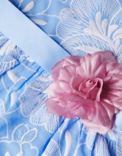 MONSOON Baby Mallory Embroidered Dress Blue 5 MONSOON Baby Mallory Embroidered Dress Blue -MONSOON Sales Store 03 51511905 4