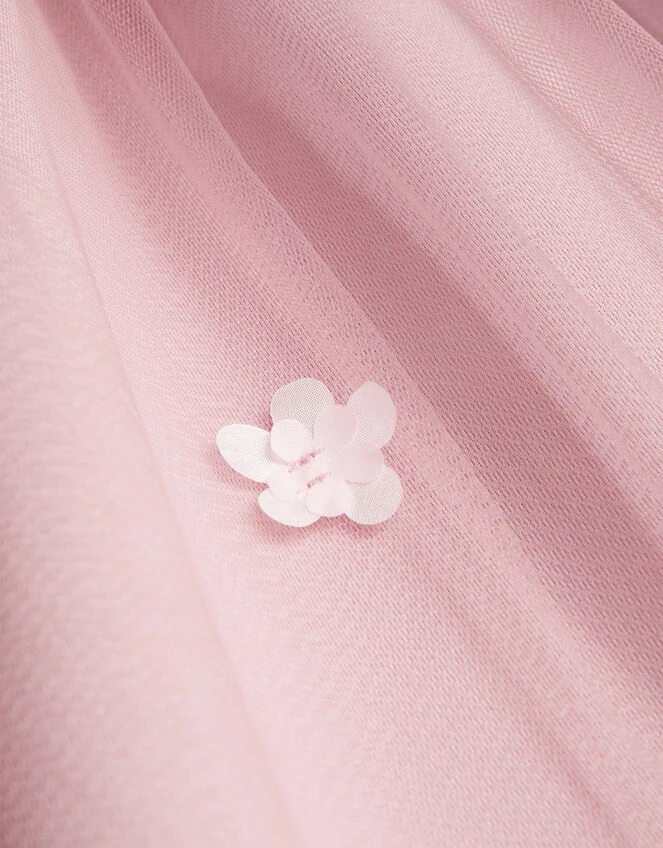 MONSOON Baby Layla 3D Scuba Dress Pink 3 MONSOON Baby Layla 3D Scuba Dress Pink - Image 3