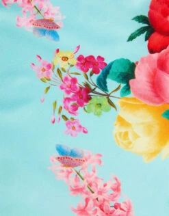 MONSOON Floral Puff Sleeve Swimsuit Blue 5 MONSOON Floral Puff Sleeve Swimsuit Blue -MONSOON Sales Store 03 51602504 4