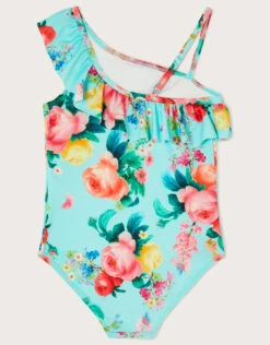 MONSOON Floral Frill Swimsuit Blue -MONSOON Sales Store 03 51604104 3