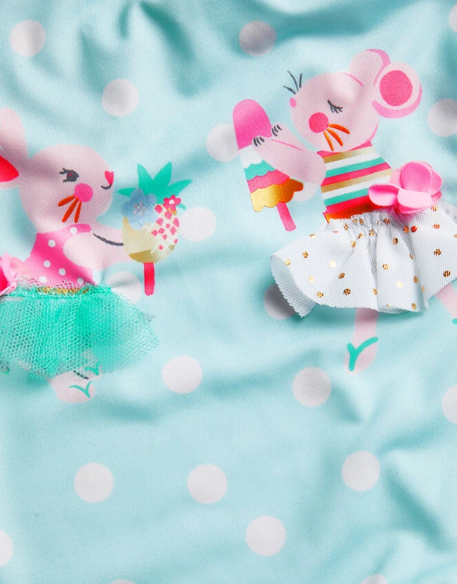 MONSOON Baby Animal Holiday Swimsuit Blue 3 MONSOON Baby Animal Holiday Swimsuit Blue - Image 3