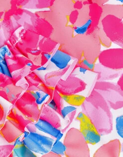 MONSOON Baby Bold Flower Ruffle Swimsuit Multi -MONSOON Sales Store 03 51610429 4