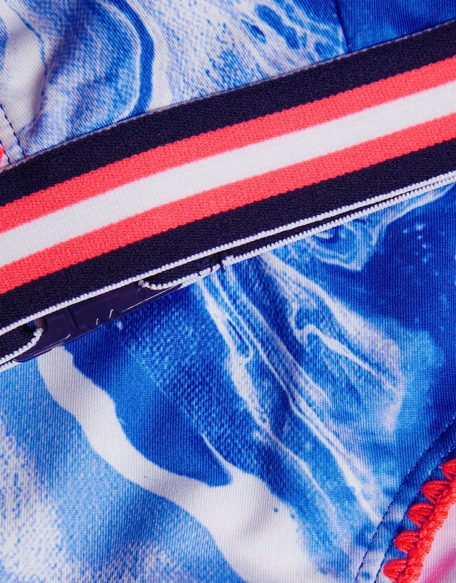 MONSOON Marble Trim Triangle Bikini Set Blue 3 MONSOON Marble Trim Triangle Bikini Set Blue - Image 3