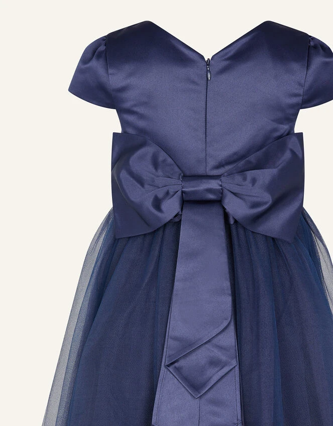 MONSOON Tulle Bridesmaid Dress Blue 3 MONSOON Tulle Bridesmaid Dress Blue - Image 3