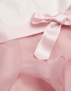 MONSOON Lace Can Can Ruffle Dress Pink -MONSOON Sales Store 03 51806112 4